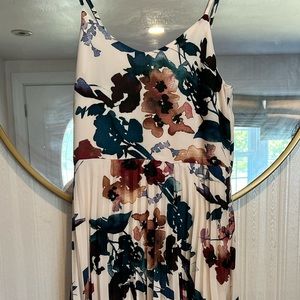 Floral white midi dress from a new day